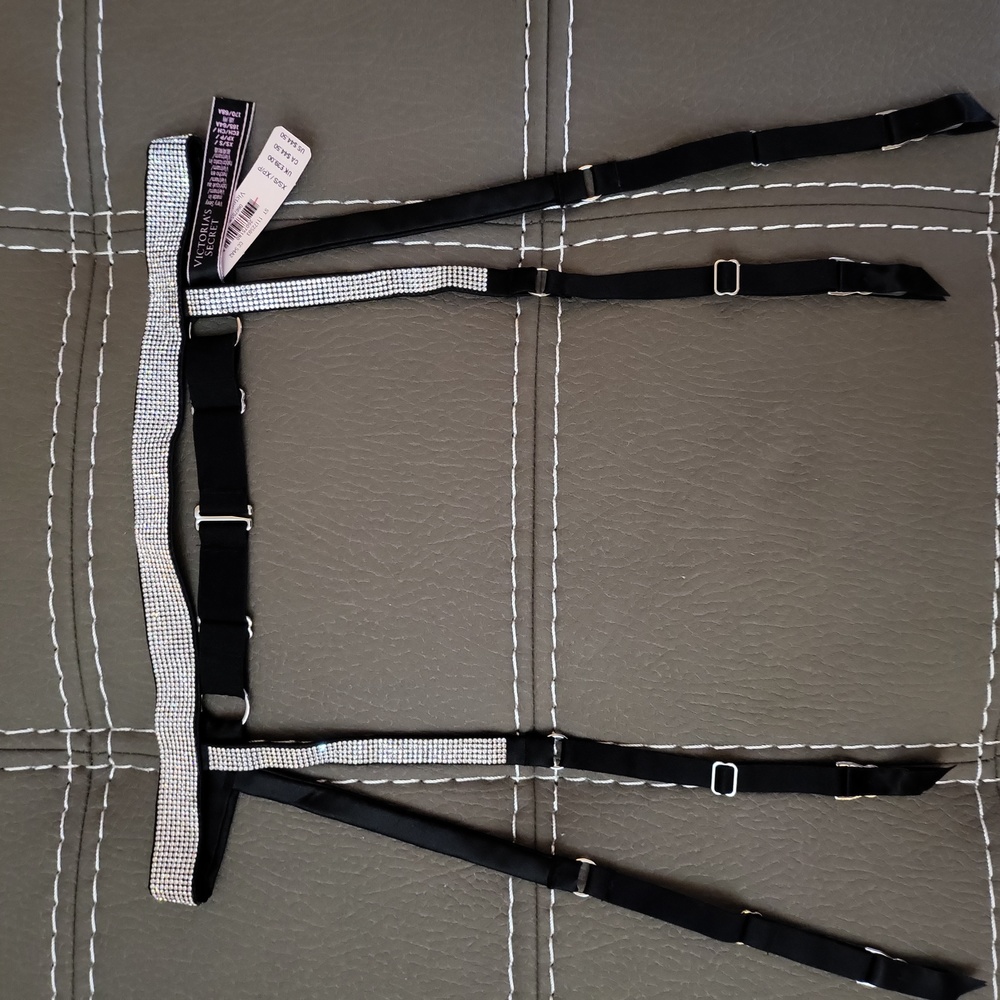 Victorias secret shine garter belt size xs/s